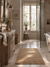 Handwoven jute rug 'Natur' 60x110