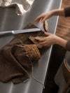 Brödpåse i 100% linne 'Cacao Brown'