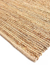 Handwoven jute rug 'Natur' Natur 80x150