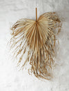 Wall decoration 'Leaf' raffia