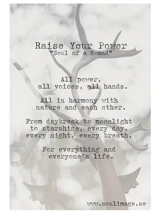 Poster 'Raise Your Power' 50x 70 cm