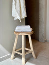 Teak stool 'Nature' 