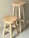 Wooden stool 'Nature' teak