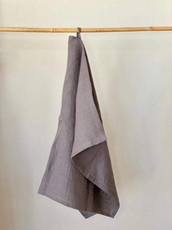 Tea towel linen 'Graphite'