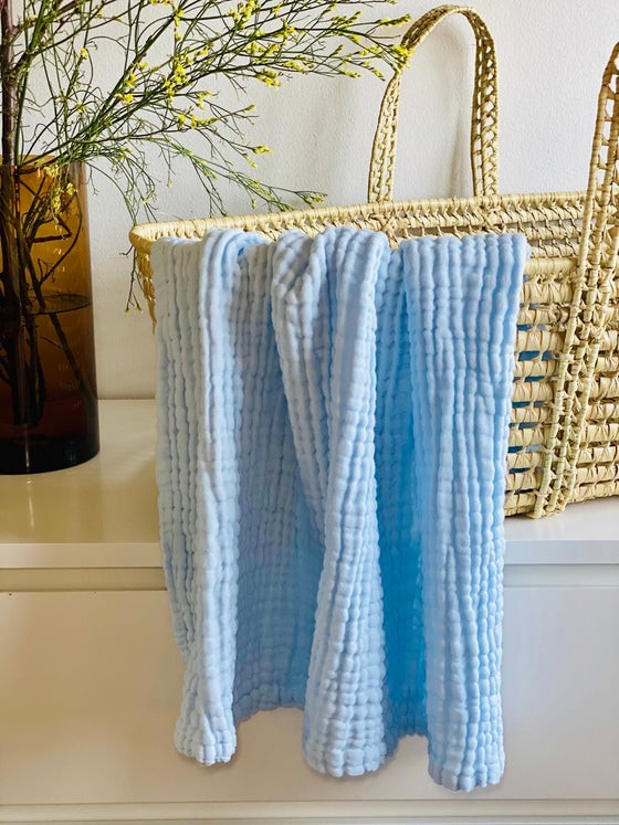 Baby blanket 'Lullaby' Blue